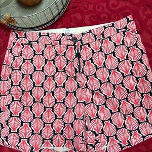 Crown & Ivy Pink and White Bermudas